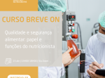 Curso breve ON - Qualidade e segurança alimentar: papel e funções do nutricionista