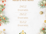 Tolerância de Ponto - Natal e Ano Novo
