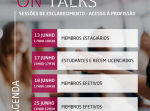 ON TALKS – ACESSO À PROFISSÃO | SESSÕES DE ESCLARECIMENTO