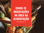 COVID-19 Orientações na área da Alimentação