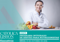 Nova data do Programa de Gesto para Nutricionistas da CATLICA-LISBON