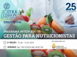 CATÓLICA-LISBON com candidaturas abertas a programa de gestão para nutricionistas