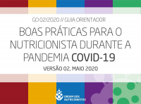 Guia Orientador | Boas pr�ticas para o nutricionista durante a pandemia COVID-19 [Vers�o 02]